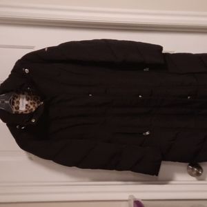 Calvin Klein 3/4 length black down filled parka